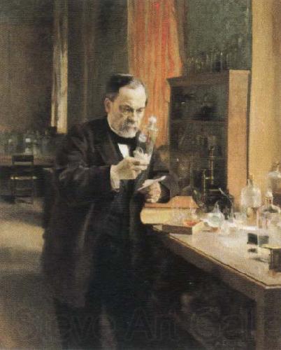 Albert Edelfelt louis pasteur in his laboratory Spain oil painting art